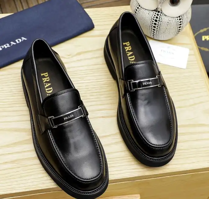 hype Prada Leather Shoes