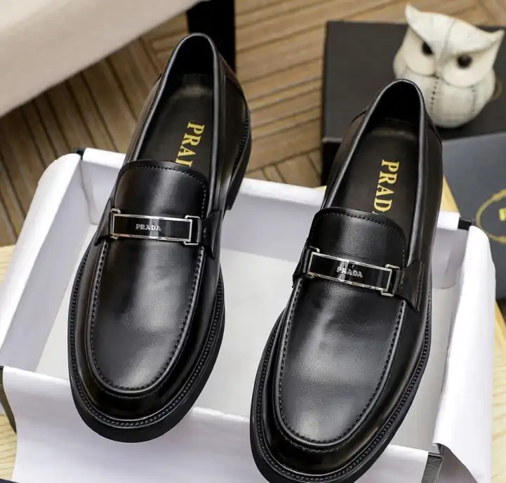 hype Prada Leather Shoes