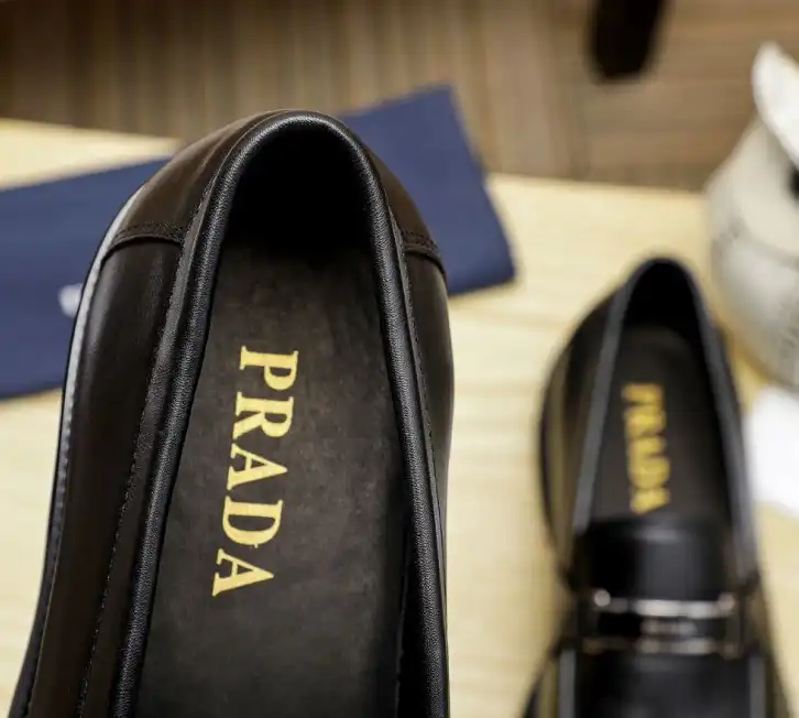 hype Prada Leather Shoes