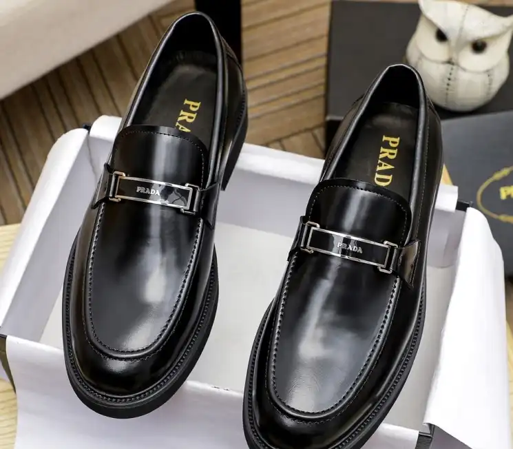 hype Prada Leather Shoes