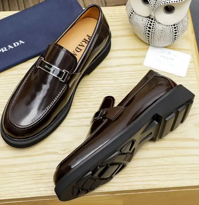 hype Prada Leather Shoes