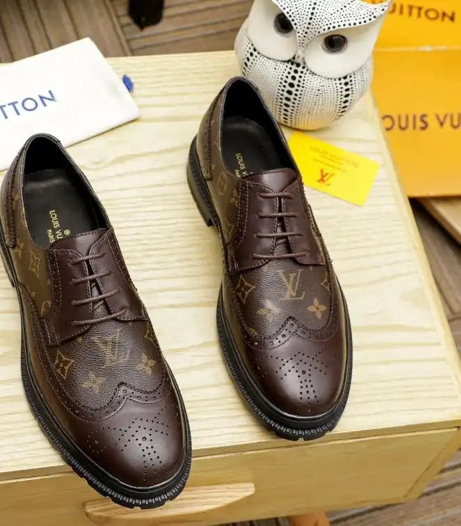 hype LV Leather Shoes