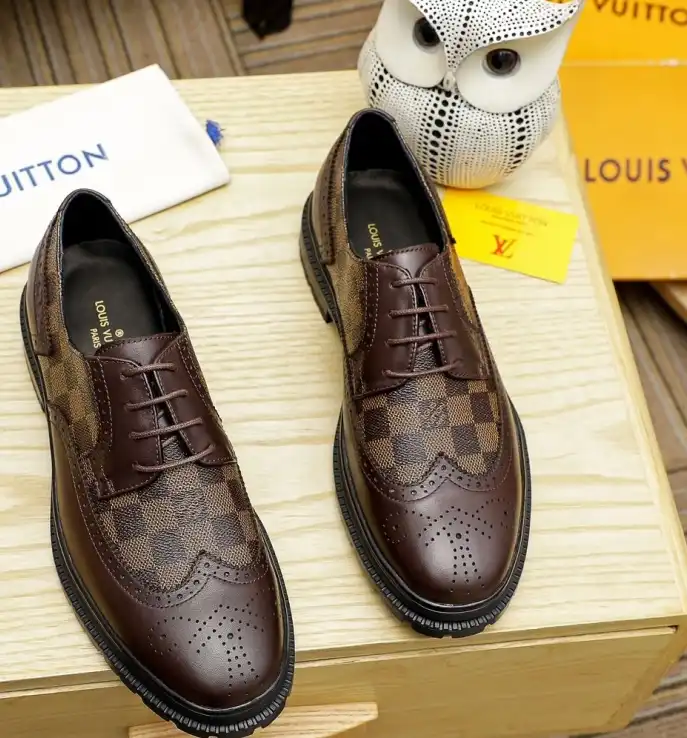 hype LV Leather Shoes