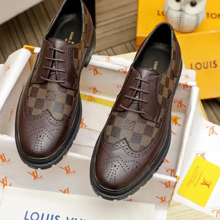 hype LV Leather Shoes