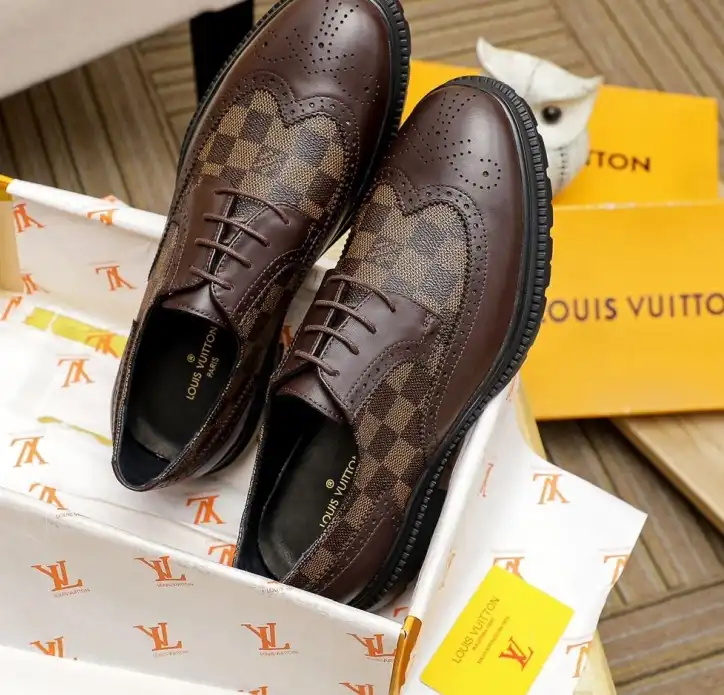 hype LV Leather Shoes