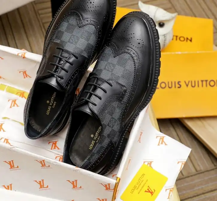 hype LV Leather Shoes