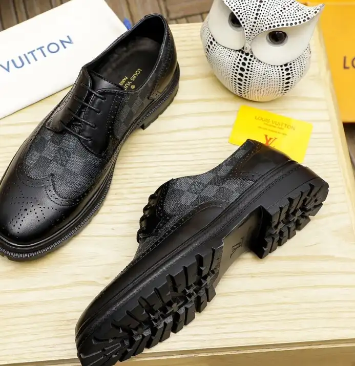 hype LV Leather Shoes