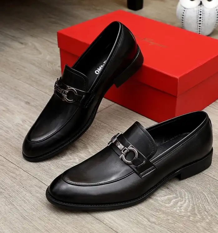 hype Ferragamo Leather Shoes