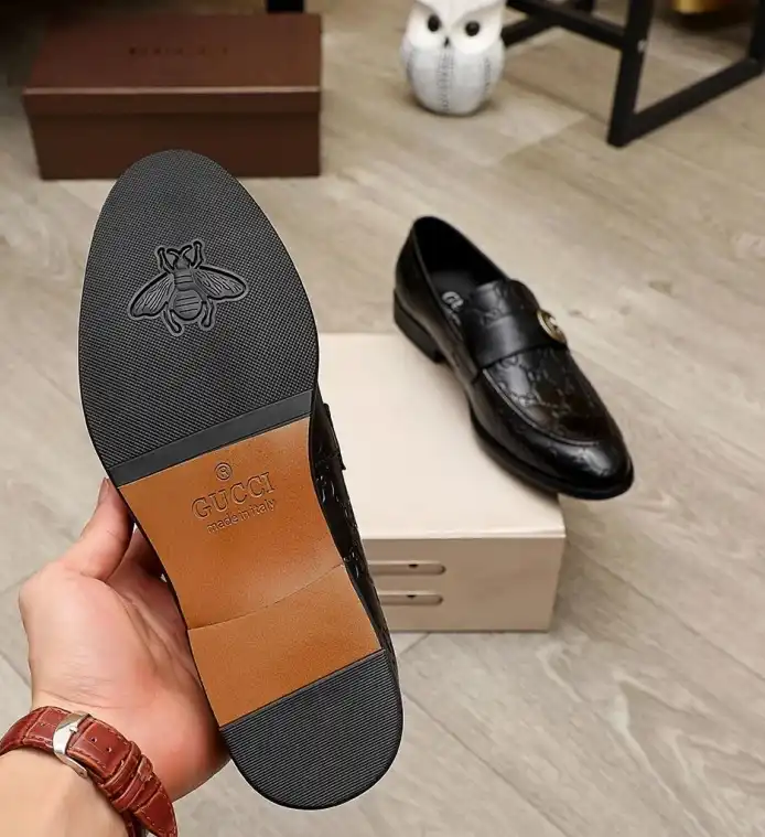 hype Gucci Leather Shoes