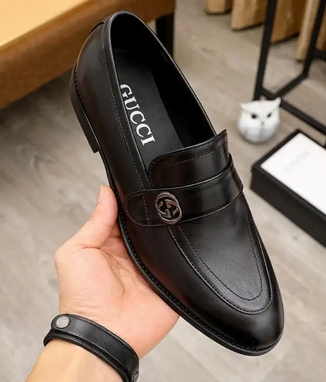 hype Gucci Leather Shoes