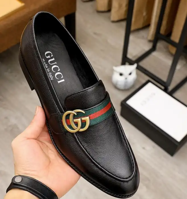 hype Gucci Leather Shoes