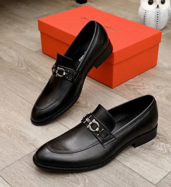 hype Ferragamo Leather Shoes