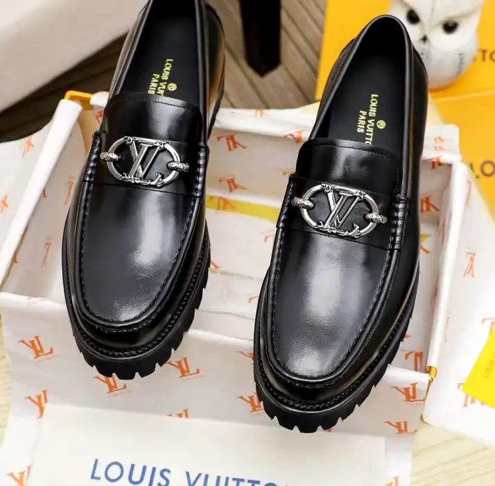 hype LV Leather Shoes