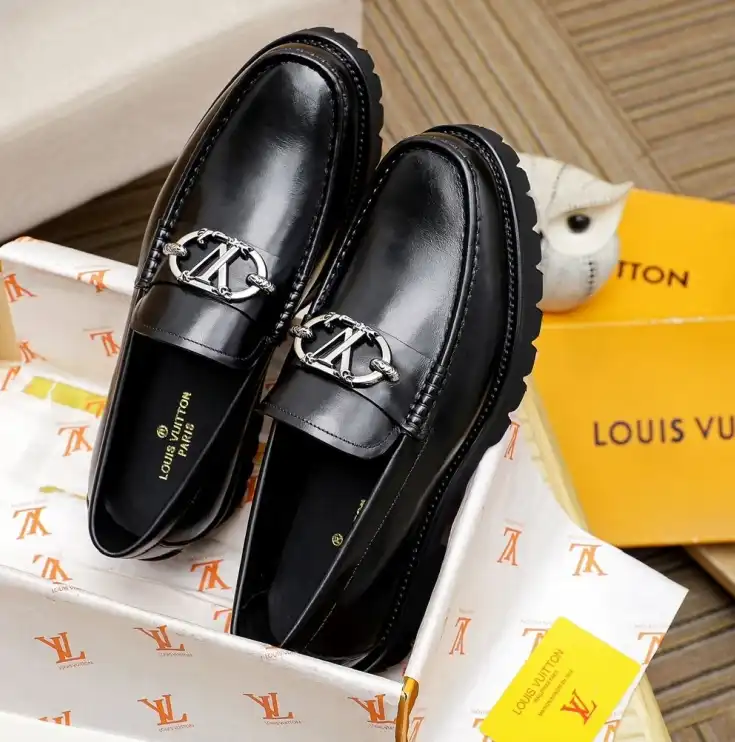 hype LV Leather Shoes