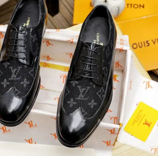 hype LV Leather Shoes