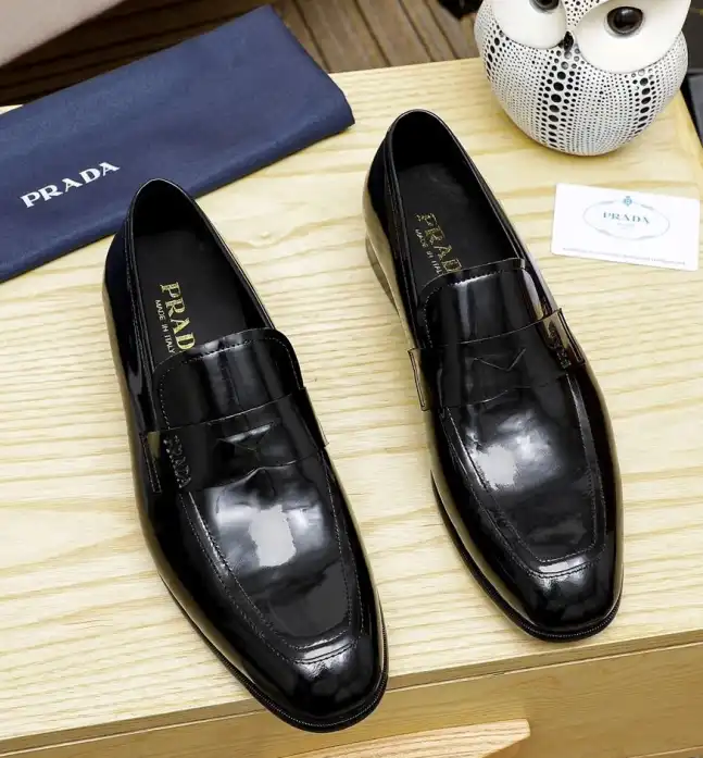 hype Prada Leather Shoes