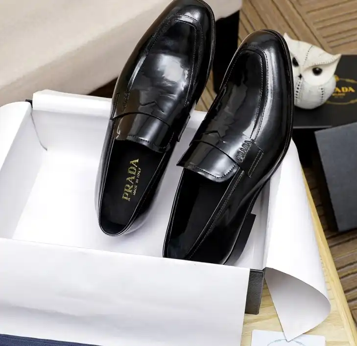 hype Prada Leather Shoes