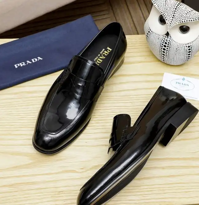 hype Prada Leather Shoes