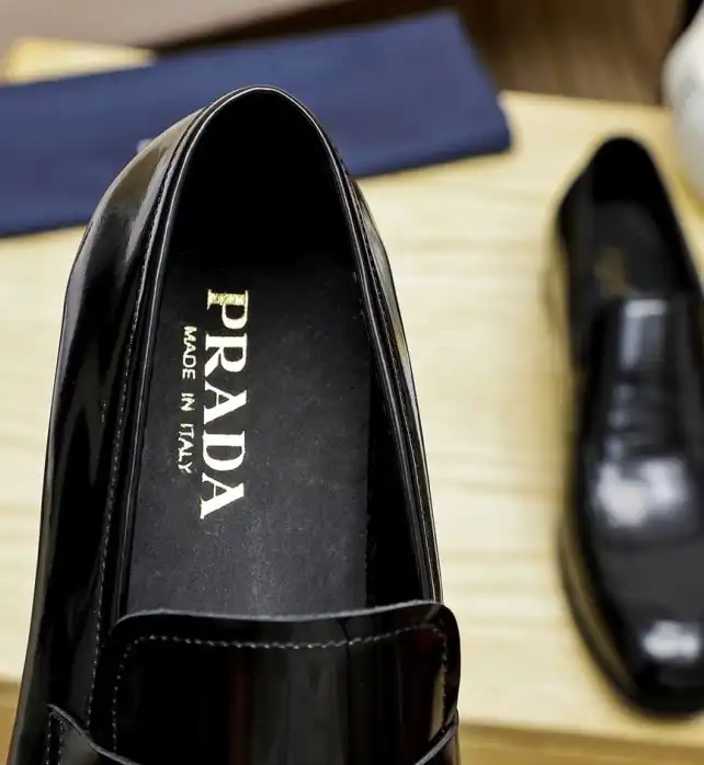 hype Prada Leather Shoes