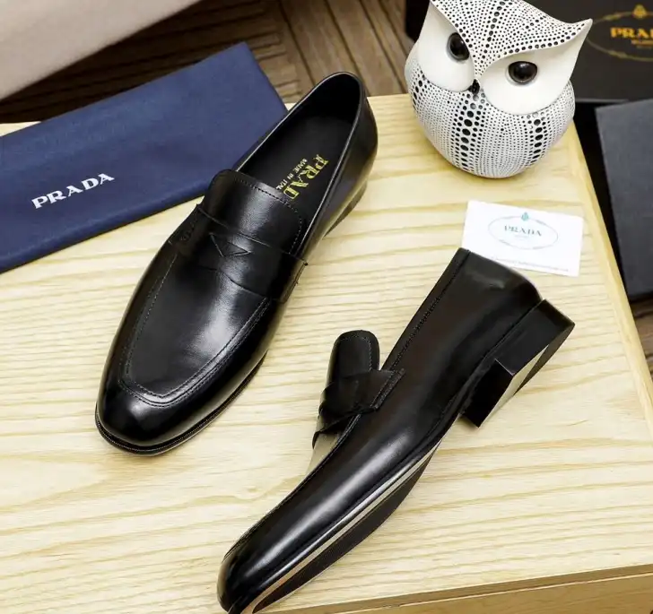 hype Prada Leather Shoes