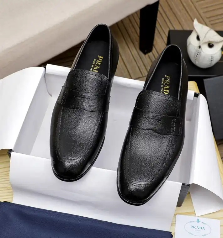 hype Prada Leather Shoes