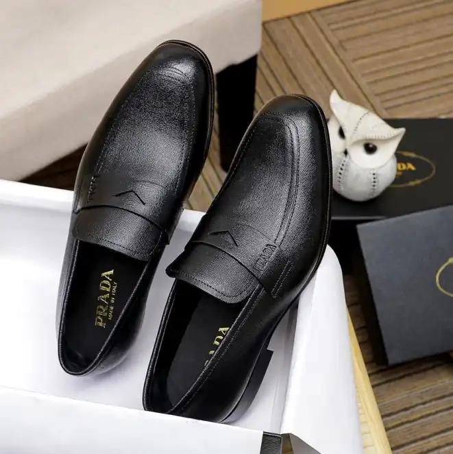 hype Prada Leather Shoes