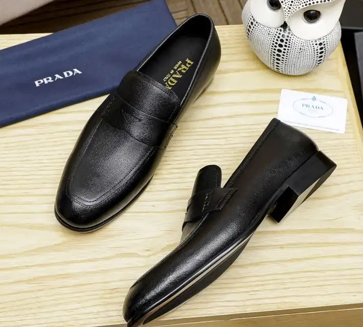 hype Prada Leather Shoes