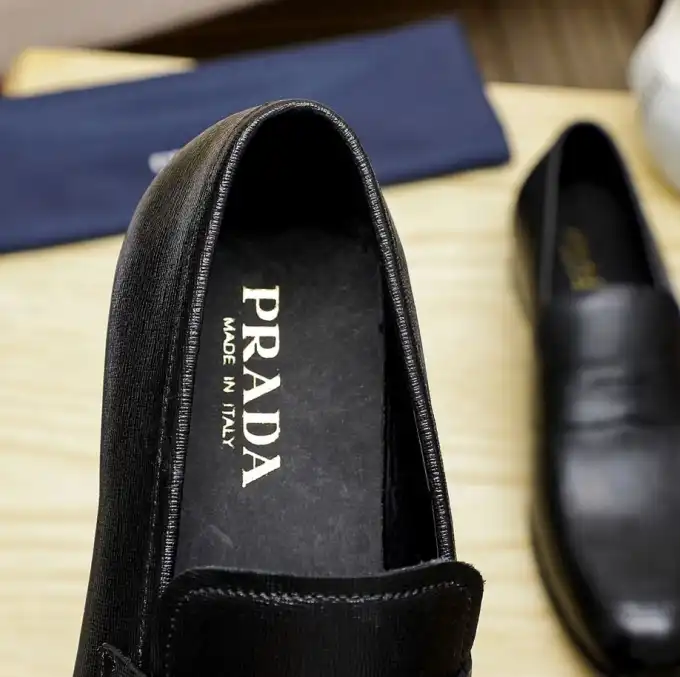 hype Prada Leather Shoes