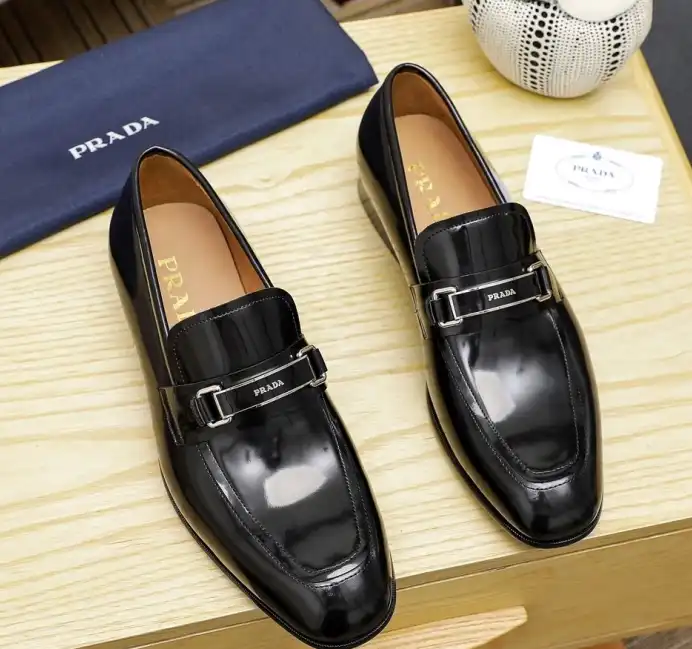 hype Prada Leather Shoes