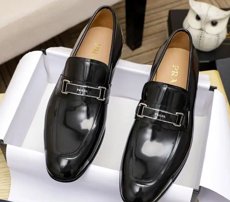 hype Prada Leather Shoes