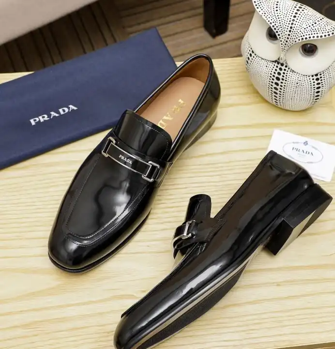 hype Prada Leather Shoes