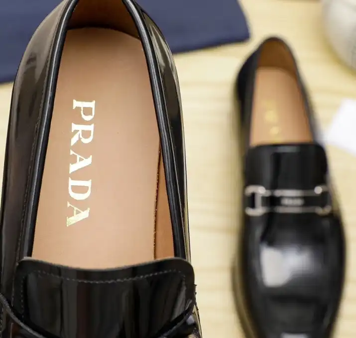 hype Prada Leather Shoes