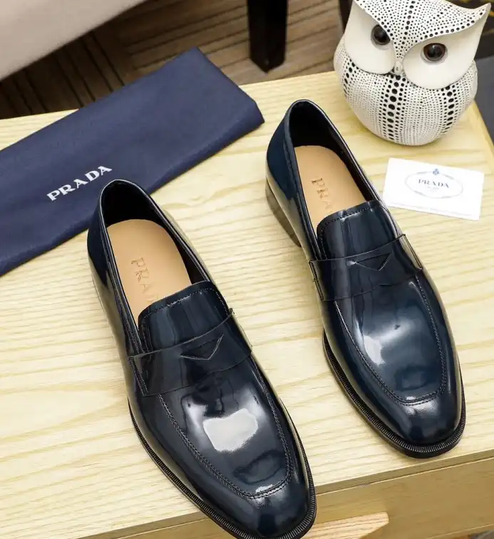 hype Prada Leather Shoes