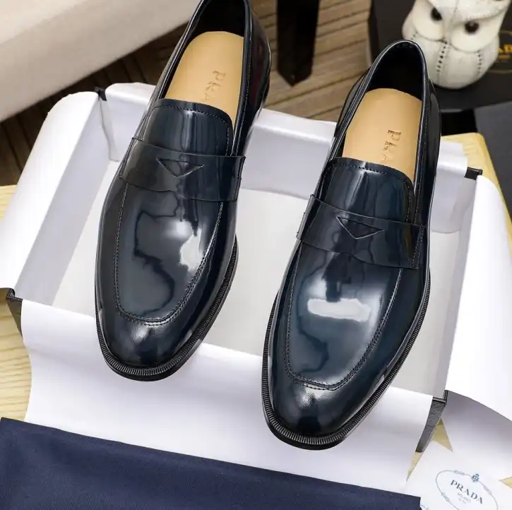 hype Prada Leather Shoes