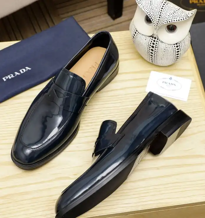 hype Prada Leather Shoes