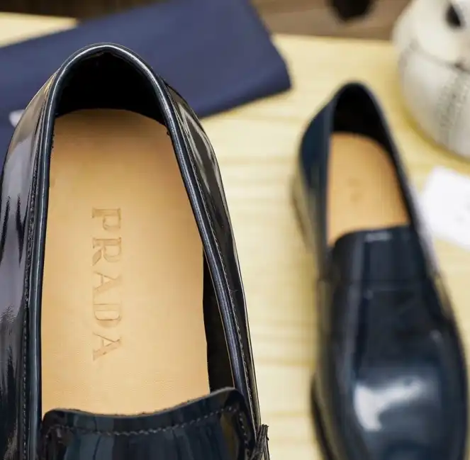 hype Prada Leather Shoes