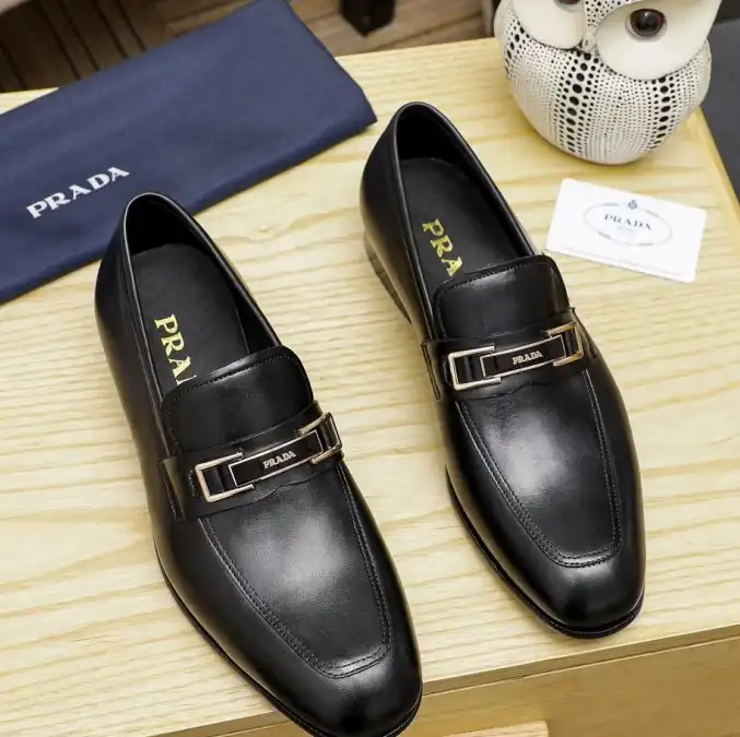 hype Prada Leather Shoes