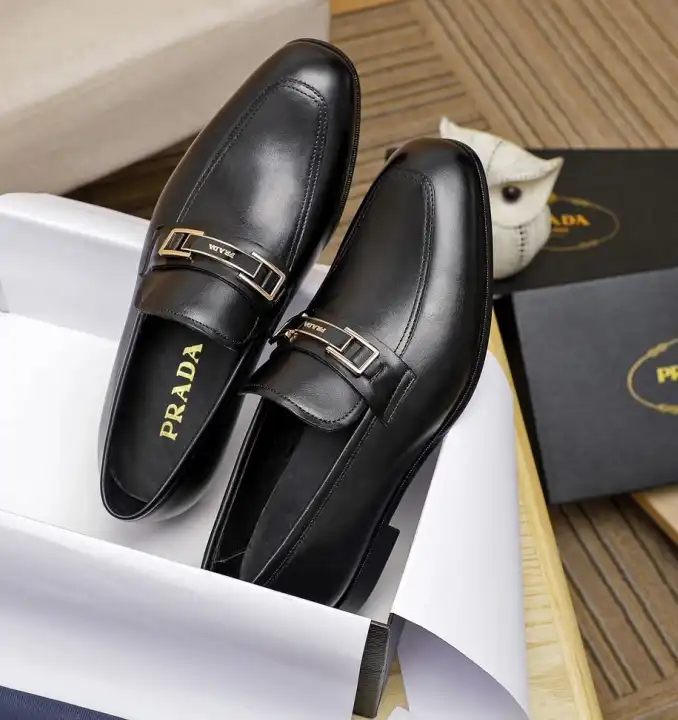 hype Prada Leather Shoes