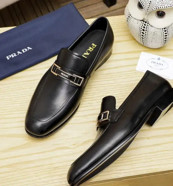 hype Prada Leather Shoes