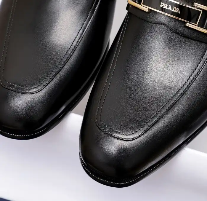 hype Prada Leather Shoes