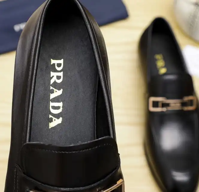 hype Prada Leather Shoes