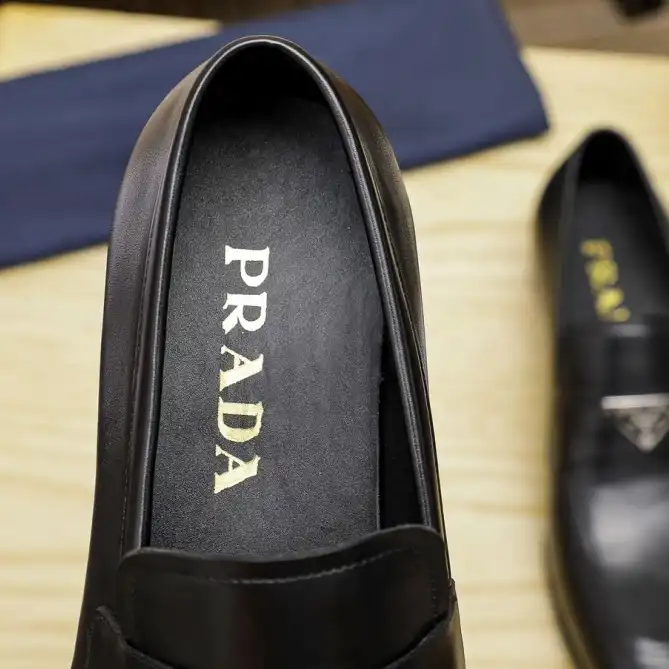 hype Prada Leather Shoes