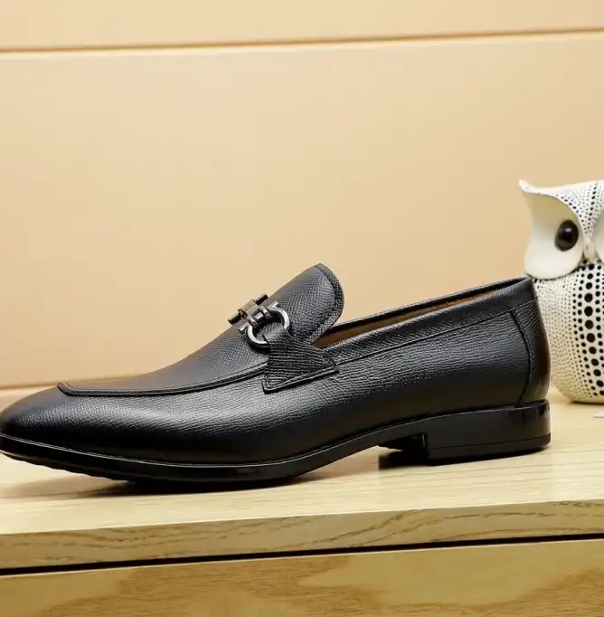 hype Ferragamo Leather Shoes