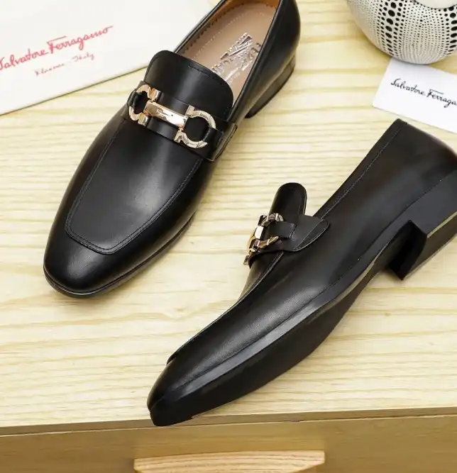 hype Ferragamo Leather Shoes