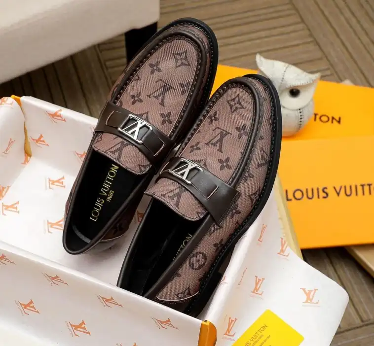 hype LV Leather Shoes