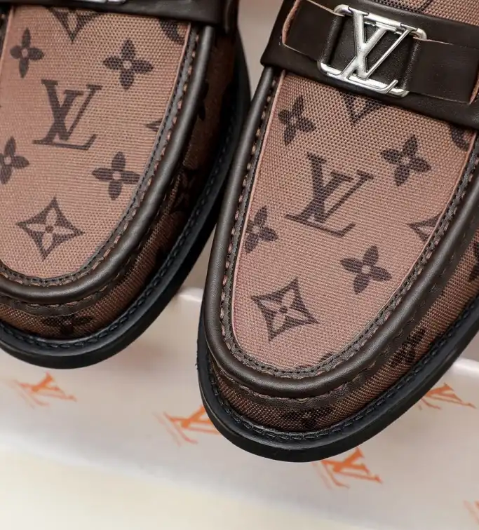 hype LV Leather Shoes