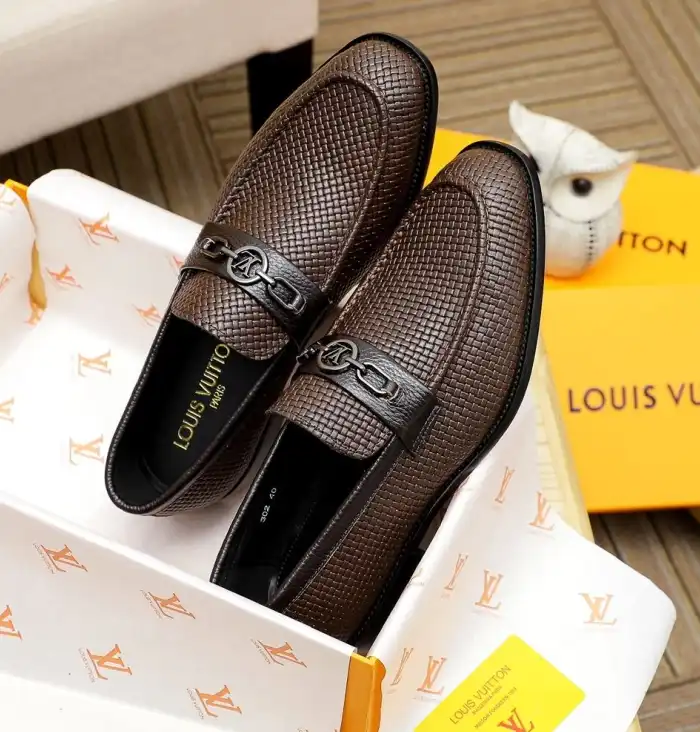 hype LV Leather Shoes