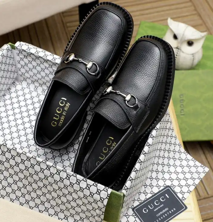 hype Gucci Leather Shoes