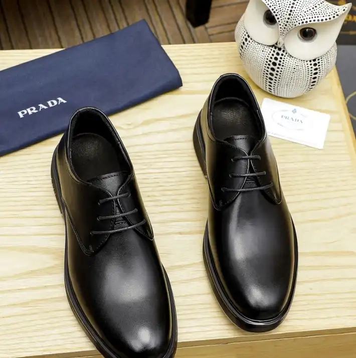 hype Prada Leather Shoes