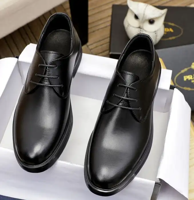 hype Prada Leather Shoes